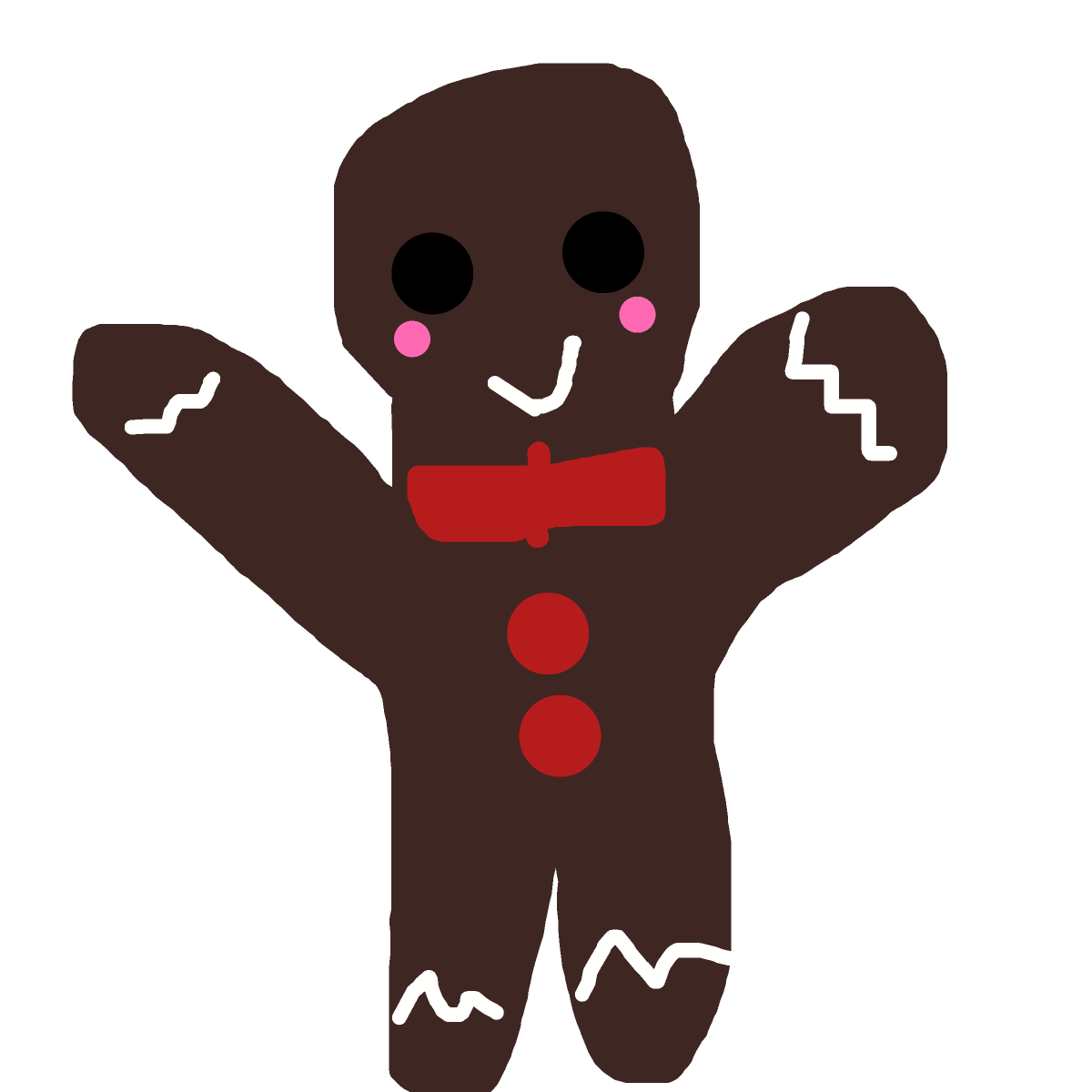 Gingerbread drawing by poopy-pants