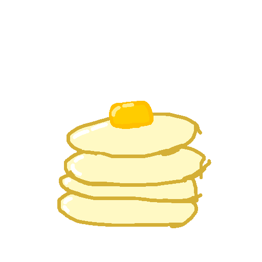 Pancake drawing by panda girl
