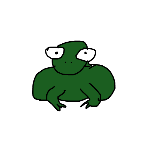 Frog drawing by loddie