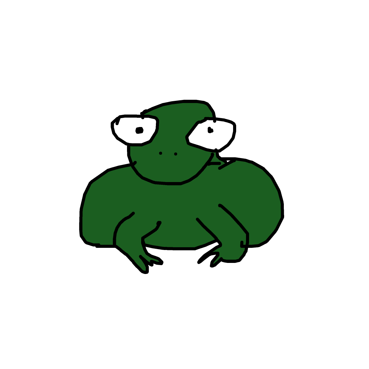Frog drawing by loddie