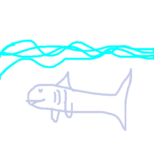 Shark drawing by mikestam195