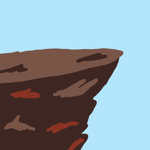 Cliff drawing by Juliezzz