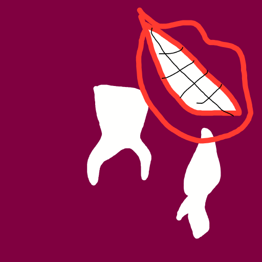 Teeth drawing by mjolnirbear