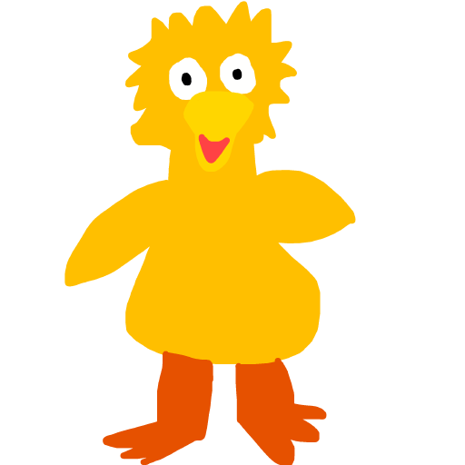 Big Bird drawing by brianviolin