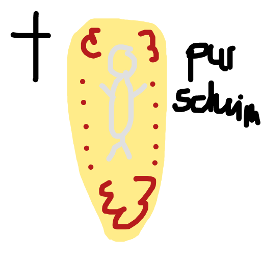 Sarcophagus drawing by tirza
