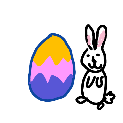Easter Egg drawing by Toni27