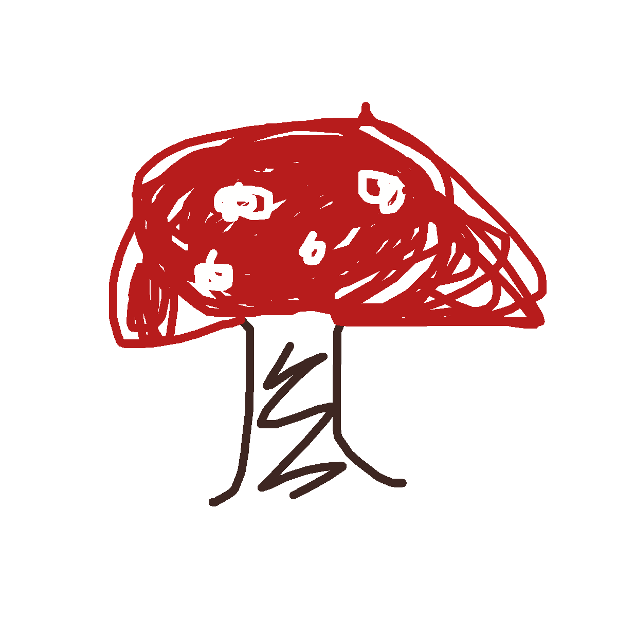 Mushroom drawing by maite