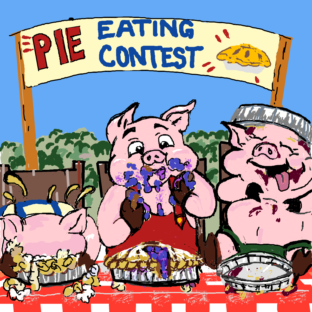 Pie drawing by manders