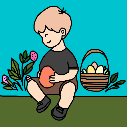 Egg Hunt drawing by monthra