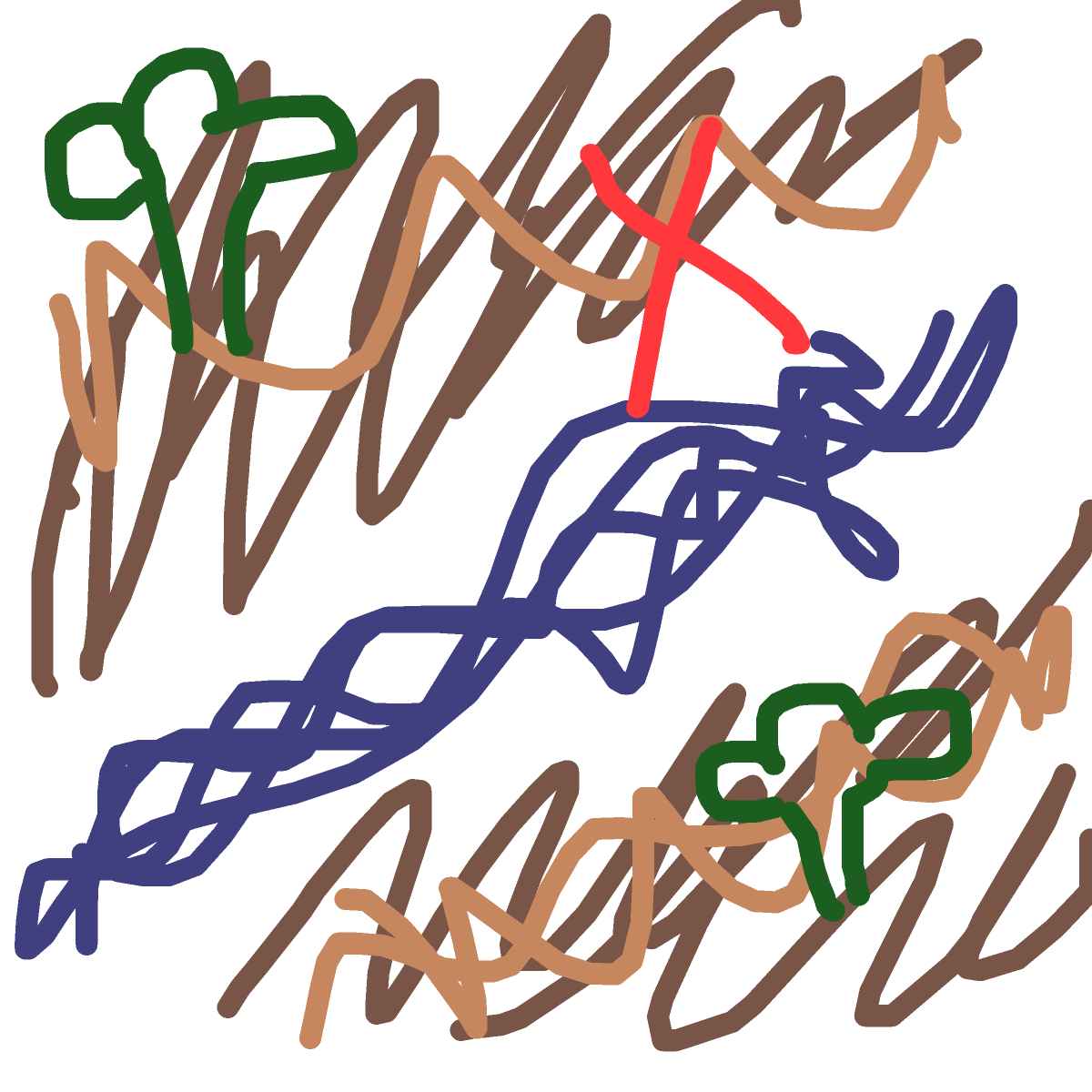 Treasure Map drawing by misha
