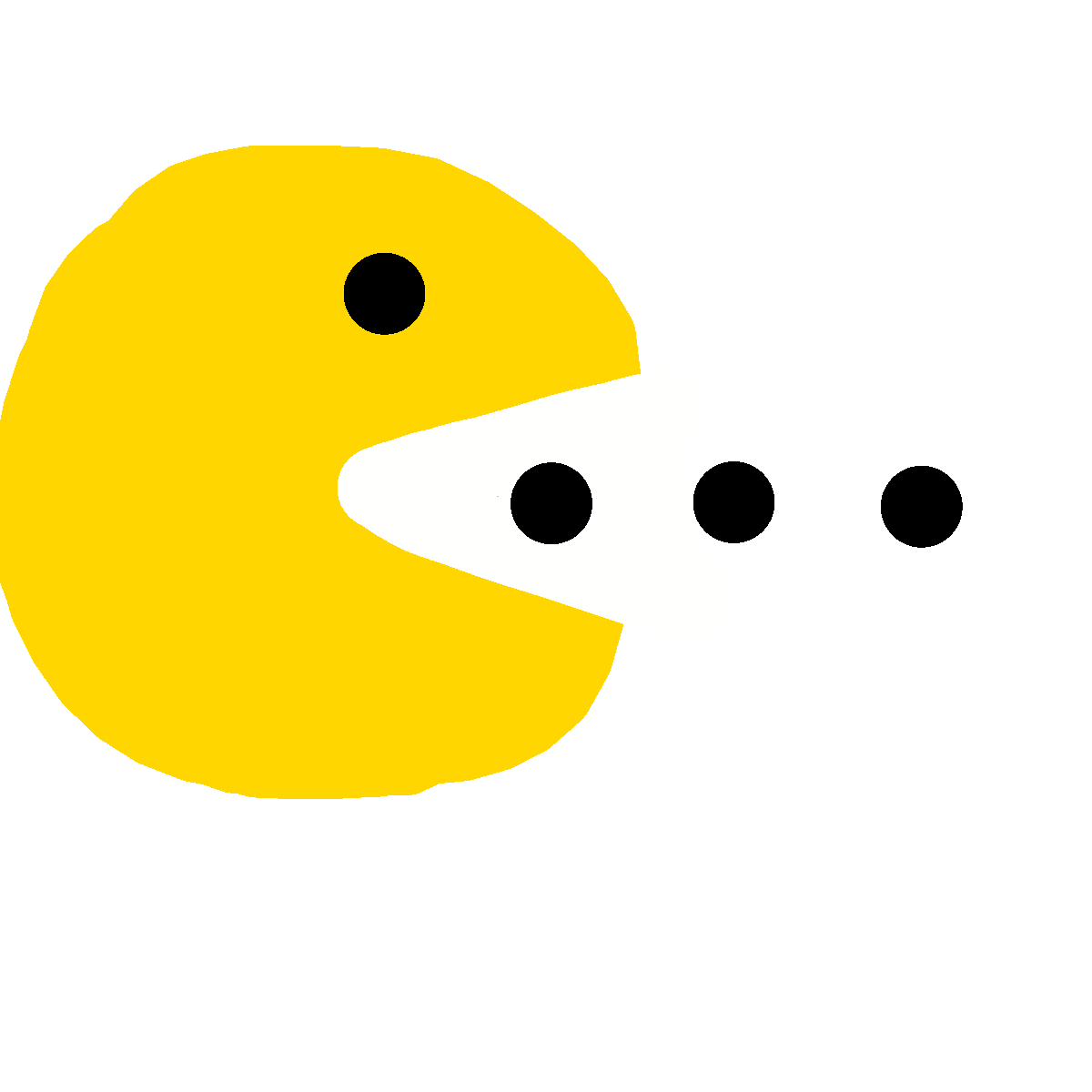 Pac-Man drawing by grand-bold-peak