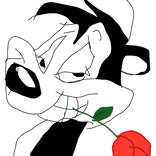 Pepe Le Pew drawing by Guardianoflives