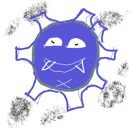 Koffing drawing by core-solid-master