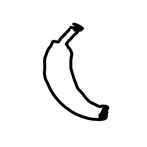 Banana drawing by Kingscircle7