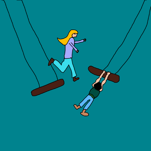 Trapeze drawing by krissywissy