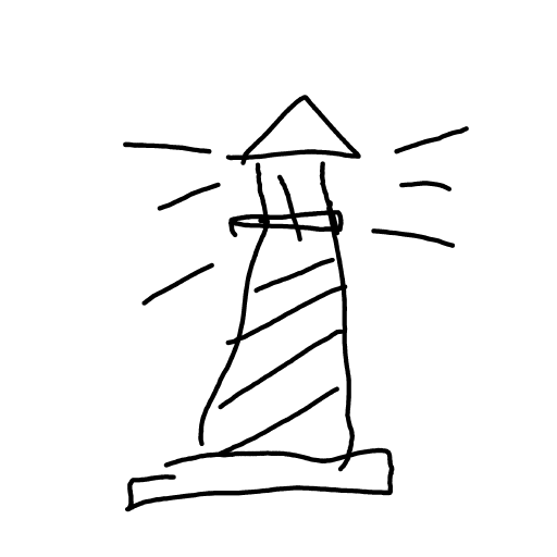 Lighthouse drawing by mild-brass-boost