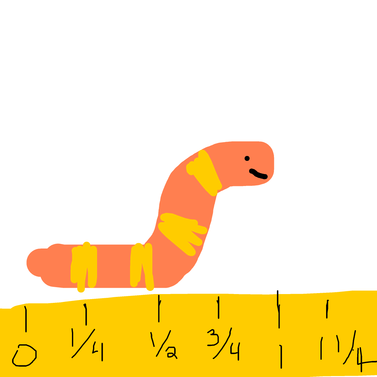 Inchworm drawing by rare-huge-ninja