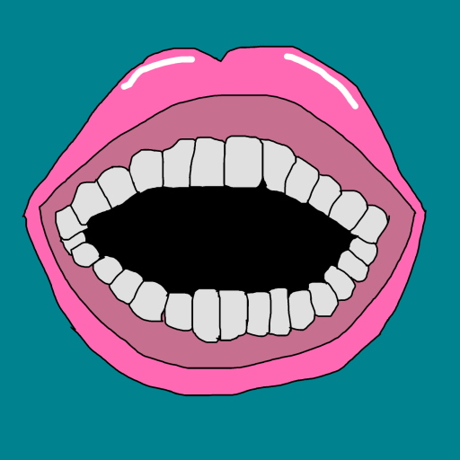 Mouth drawing by krissywissy