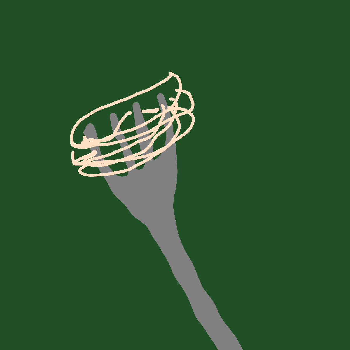 Fork drawing by Guardianoflives