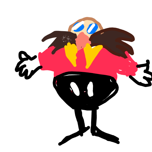 Dr Eggman drawing by Juliezzz