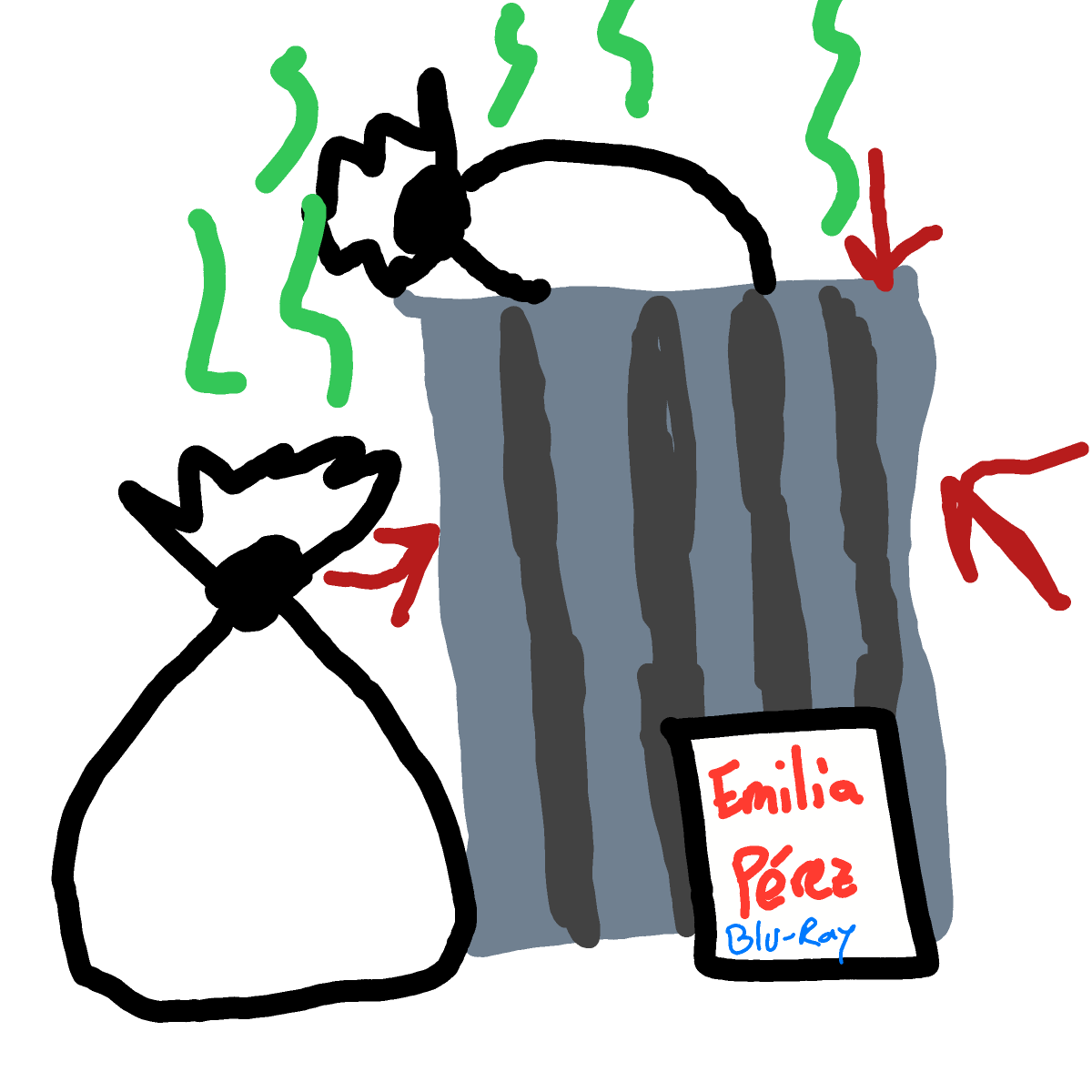 Trash Can drawing by ismael