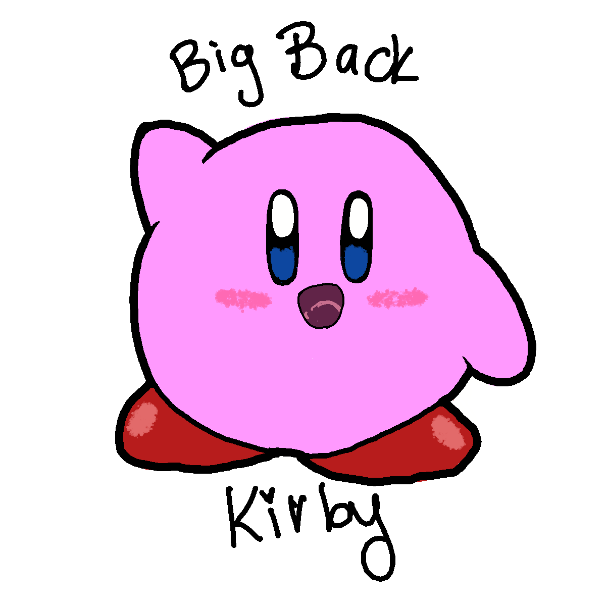 Kirby drawing by mushoe