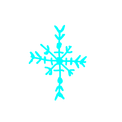 Snowflake drawing by queen