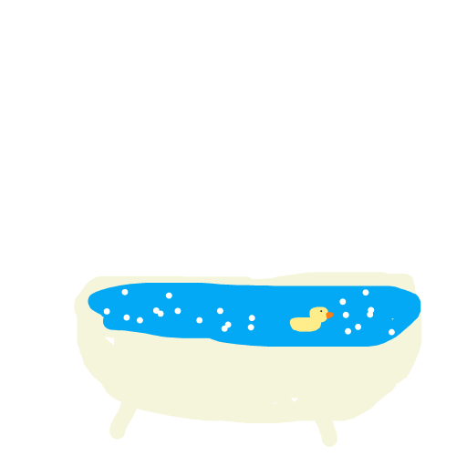 Bathtub drawing by dapyllil