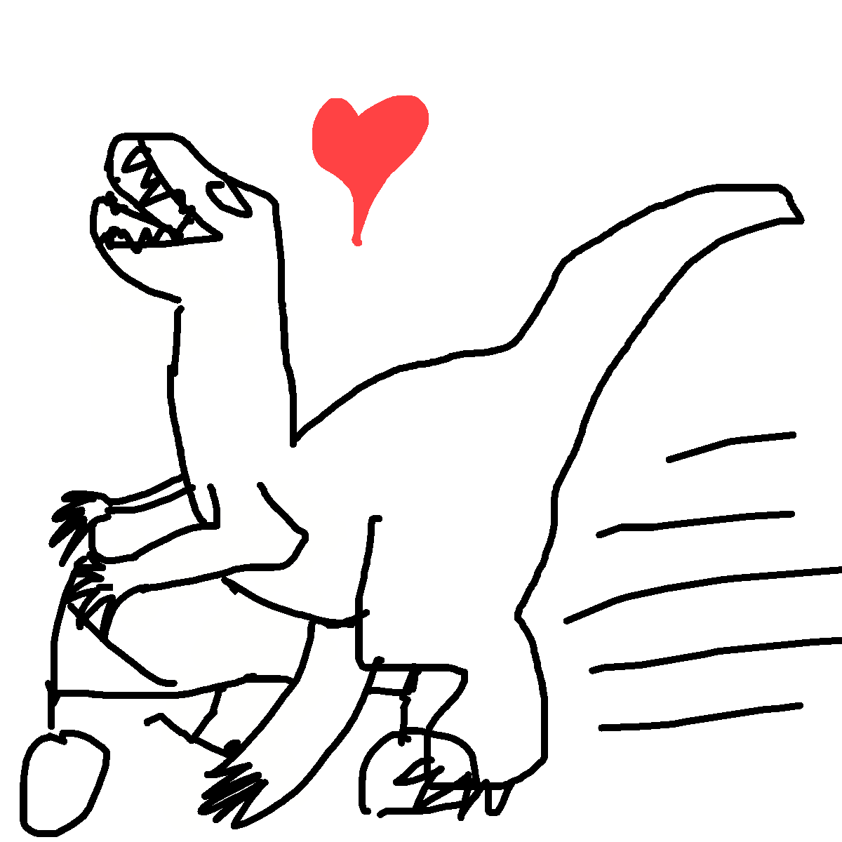 Velociraptor drawing by marcool