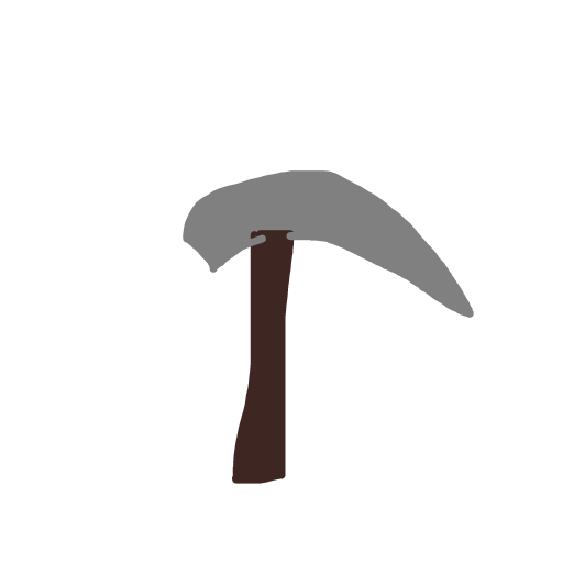 Pickaxe drawing by tirza