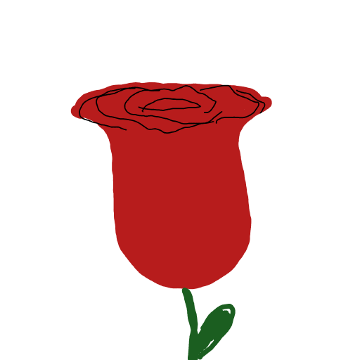 Rose drawing by ishak