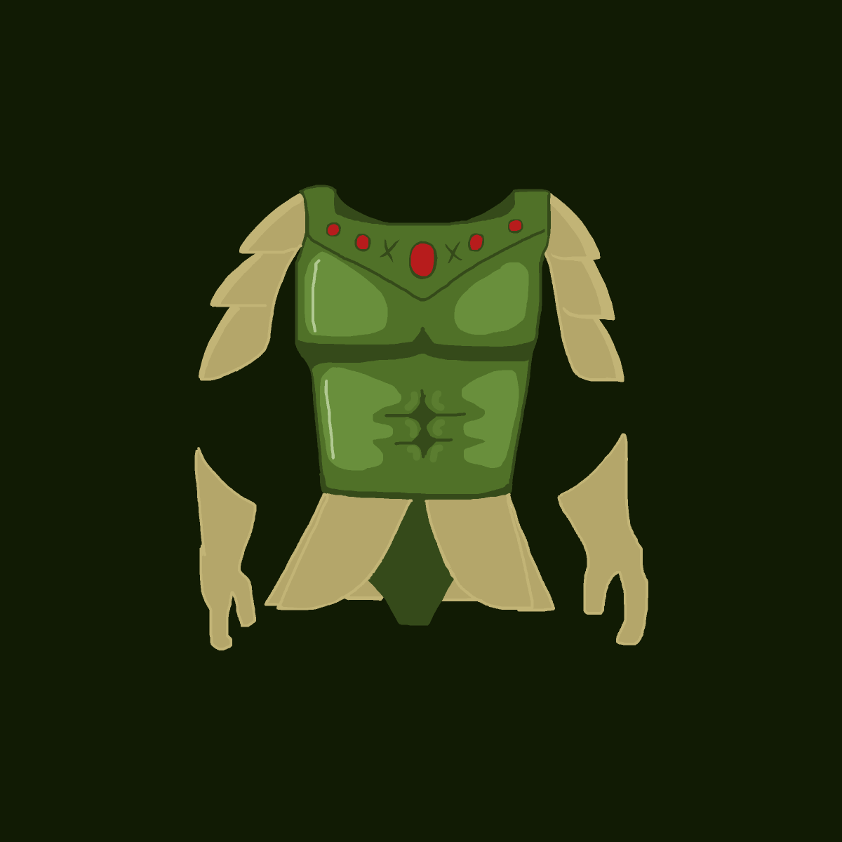 Armor drawing by firecracker