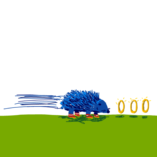 Sonic drawing by godor