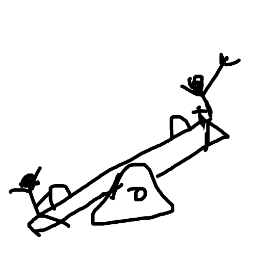 Seesaw drawing by jivemarlin