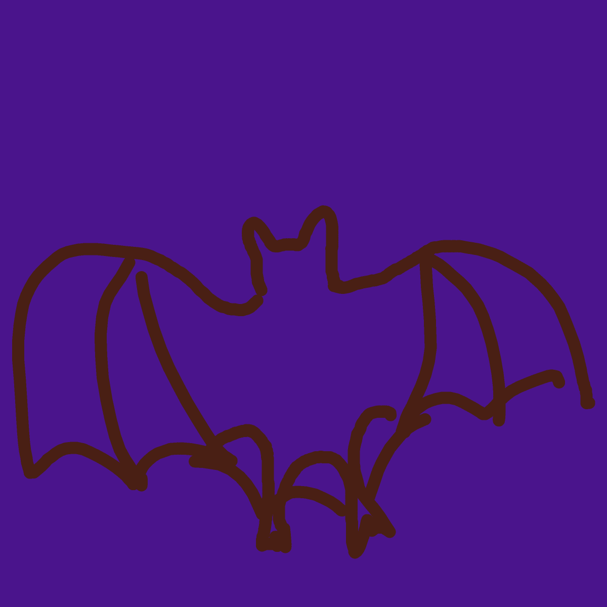 Bat drawing by mjolnirbear