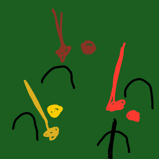Croquet drawing by Bri3