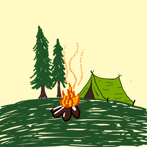 Tent drawing by lala