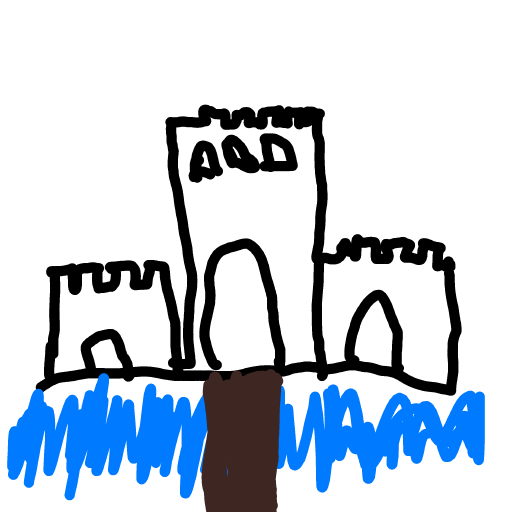 Castle drawing by omega-soft-heart