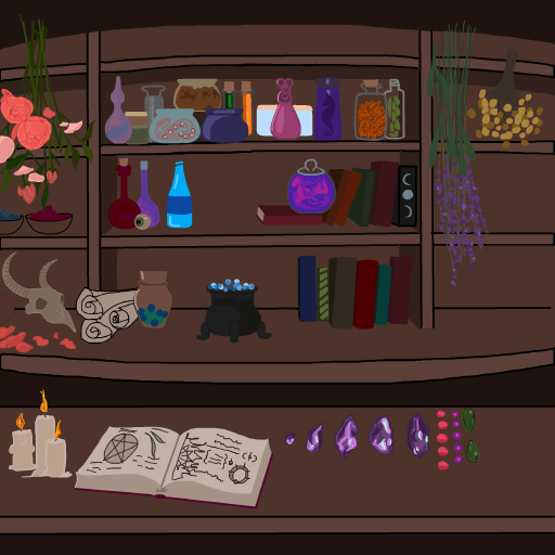 Potion Shop drawing by firecracker