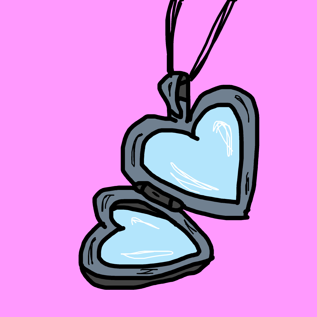 Locket drawing by monthra