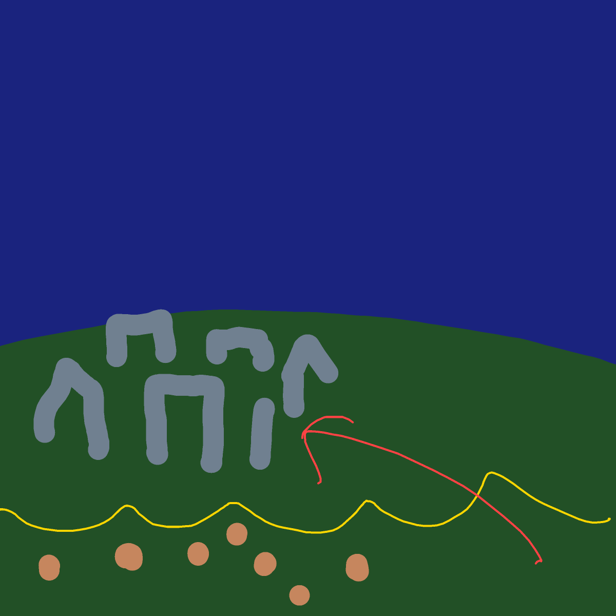 Stonehenge drawing by harryw