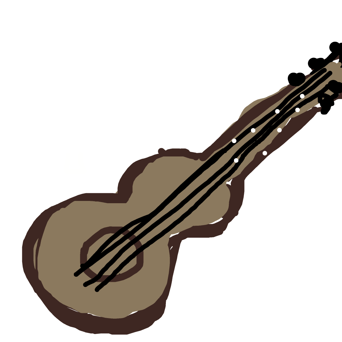 Guitar drawing by oxox