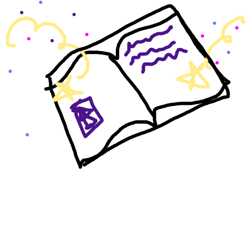 Spellbook drawing by firecracker