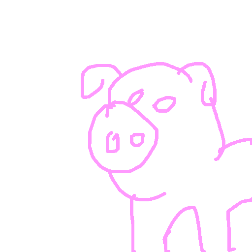 Pig drawing by fifi