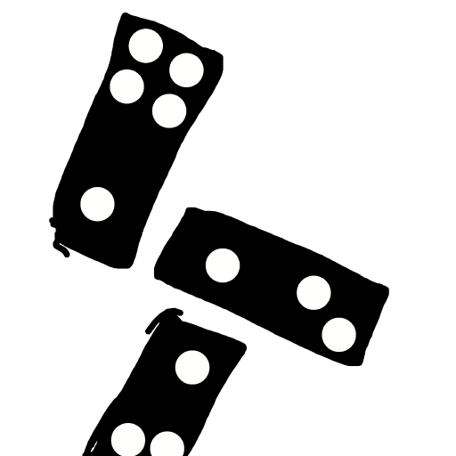 Dominoes drawing by jivemarlin