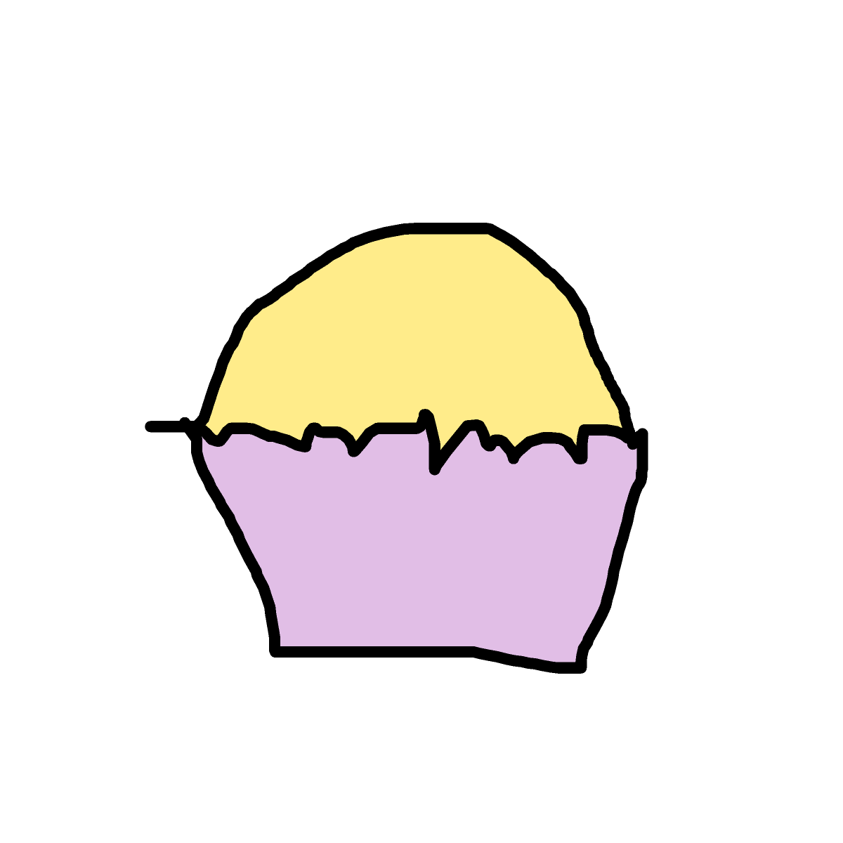 Cupcake drawing by troy