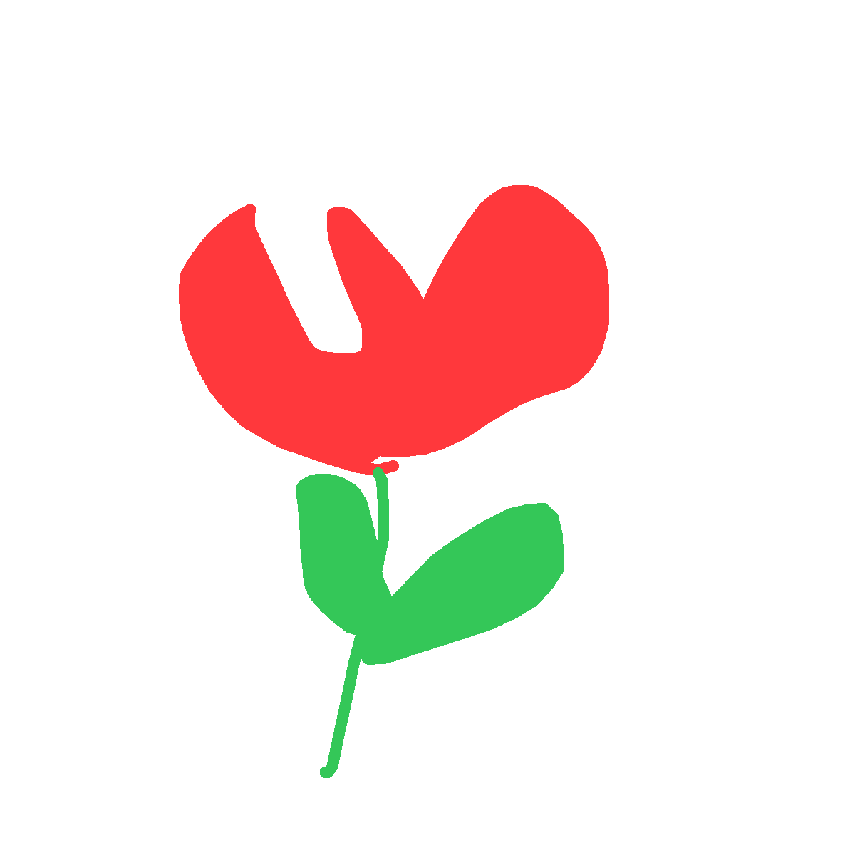 Flower drawing by theodore