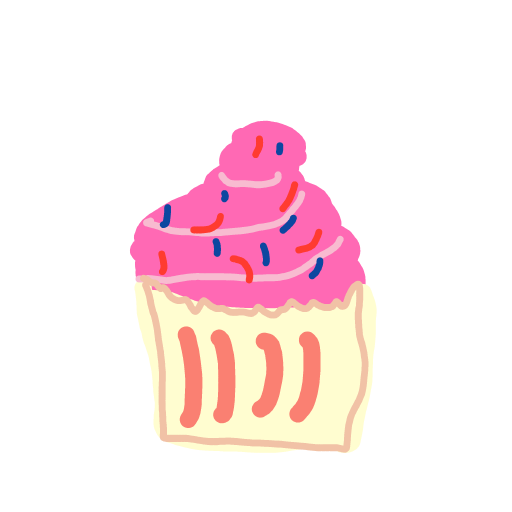Cupcake drawing by Guardianoflives