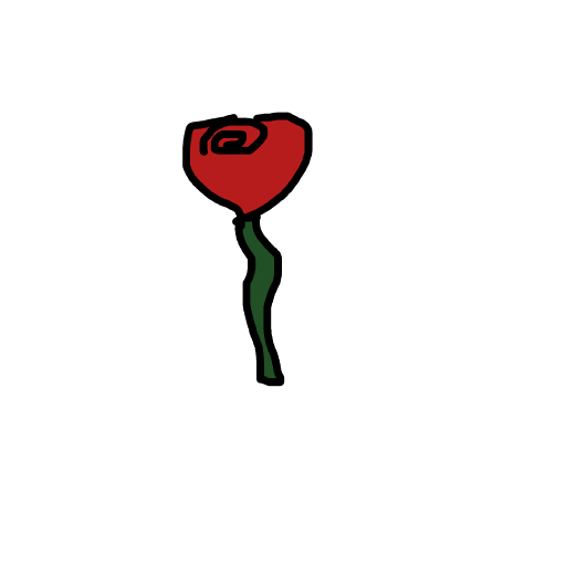 Rose drawing by brass-sage-way