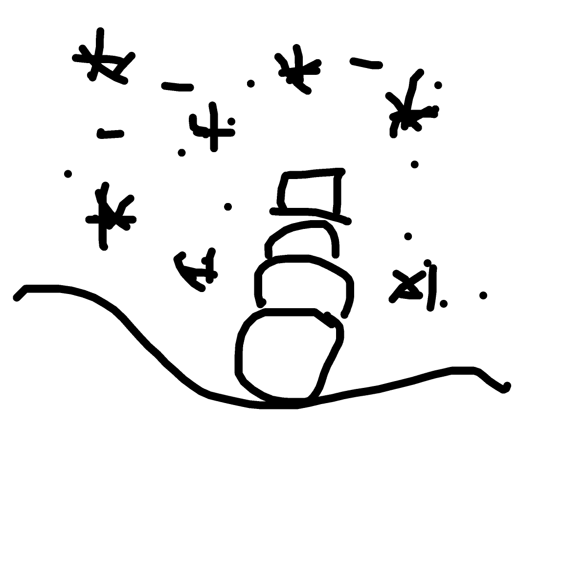 Snow drawing by lili